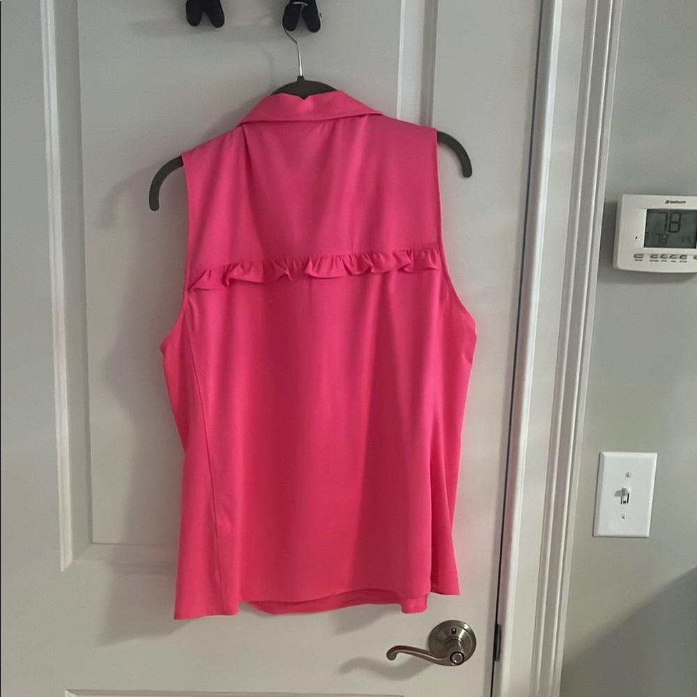 Vineyard Vines Performance Bright Pink Shirt - Picture 6 of 6